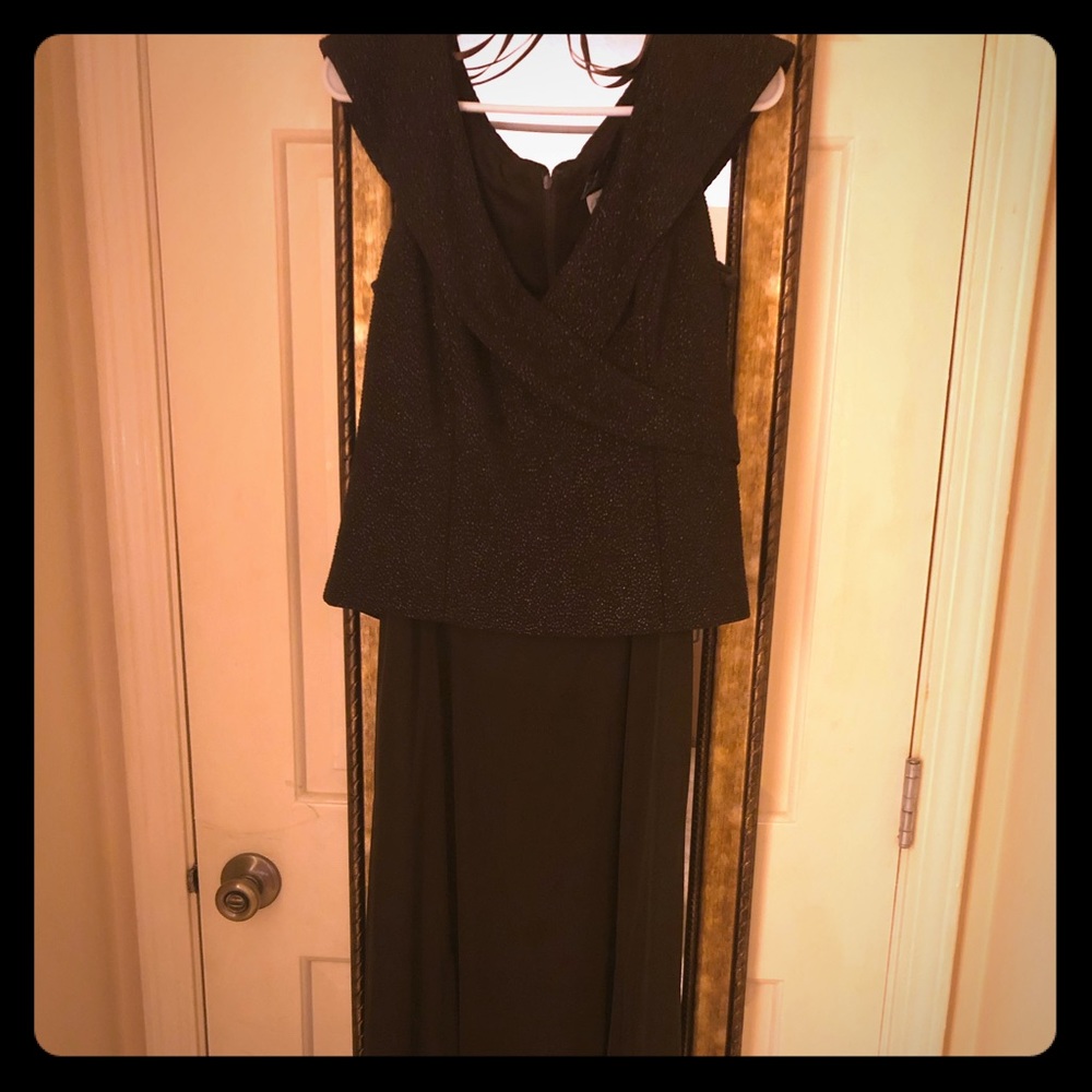 NWOT Size 12 Brown glitter Evening gown